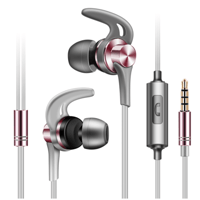 QKZ EQ1 CNC Metal Shark Fin Sports Headphones with Mic for Music & Gaming variant 3