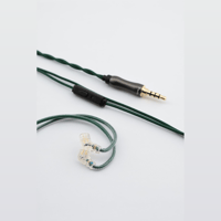 Tipsy Premium 1.5 m Cotton-Wrapped Silver-Plated IEM Cable + Built-In Mic & Controls variant 9