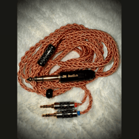 JM Audio Editions “Copperhead" 7n OCC 2m (6.5ft) 6.35 trs 1/4” variant 1