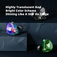 QKZ AK6 Pro HiFI Dual Bass Detachable Wired Earphone for Gamers variant 7
