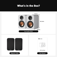 Fosi Audio Fosi Audio SP601 Bookshelf Passive Speakers variant 8